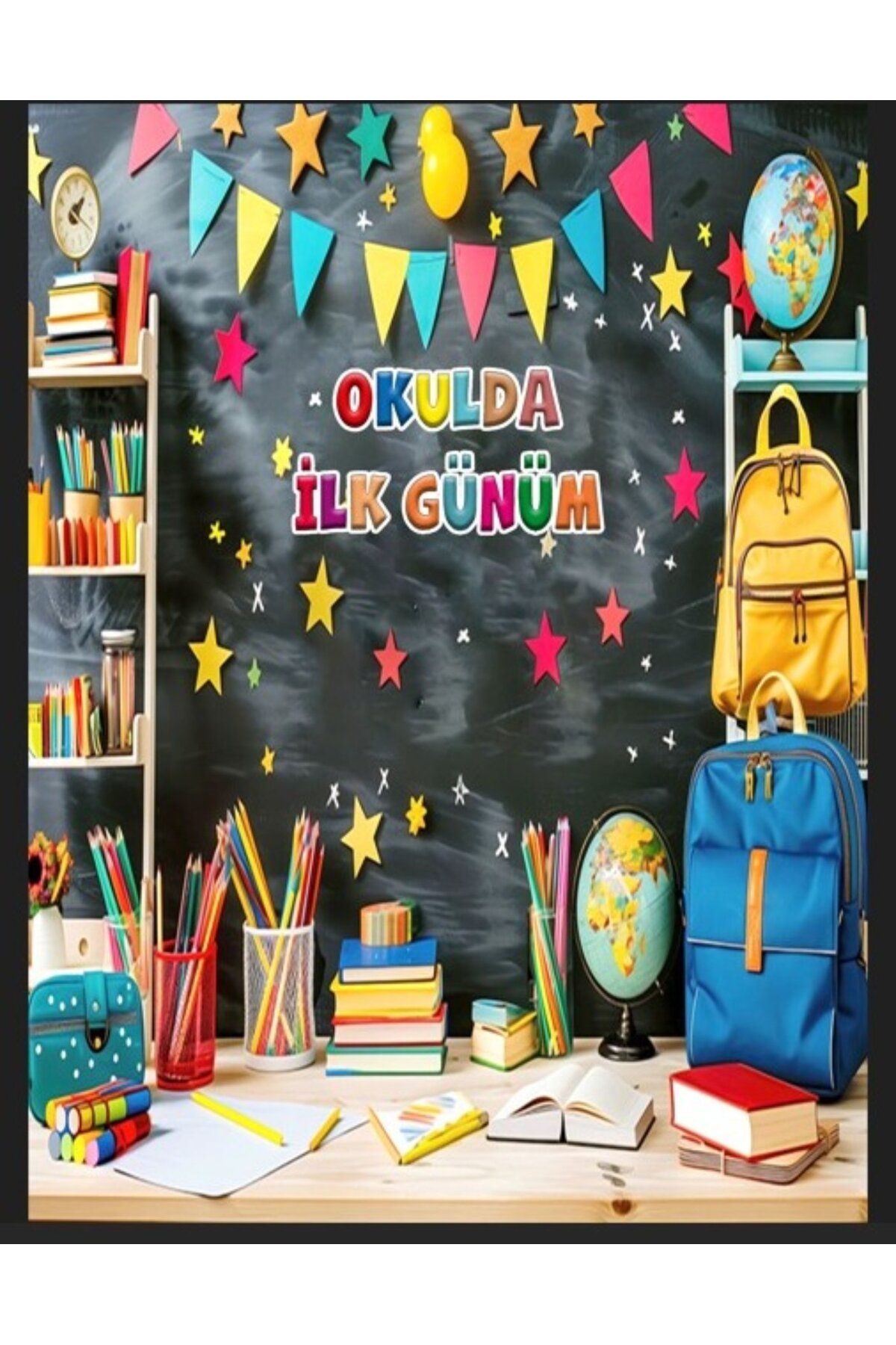 PROMISEBACKDROP2 KOKULDA İLK GÜNÜM 150x200 KUMAŞ PANO OKUL ETKİNLİK