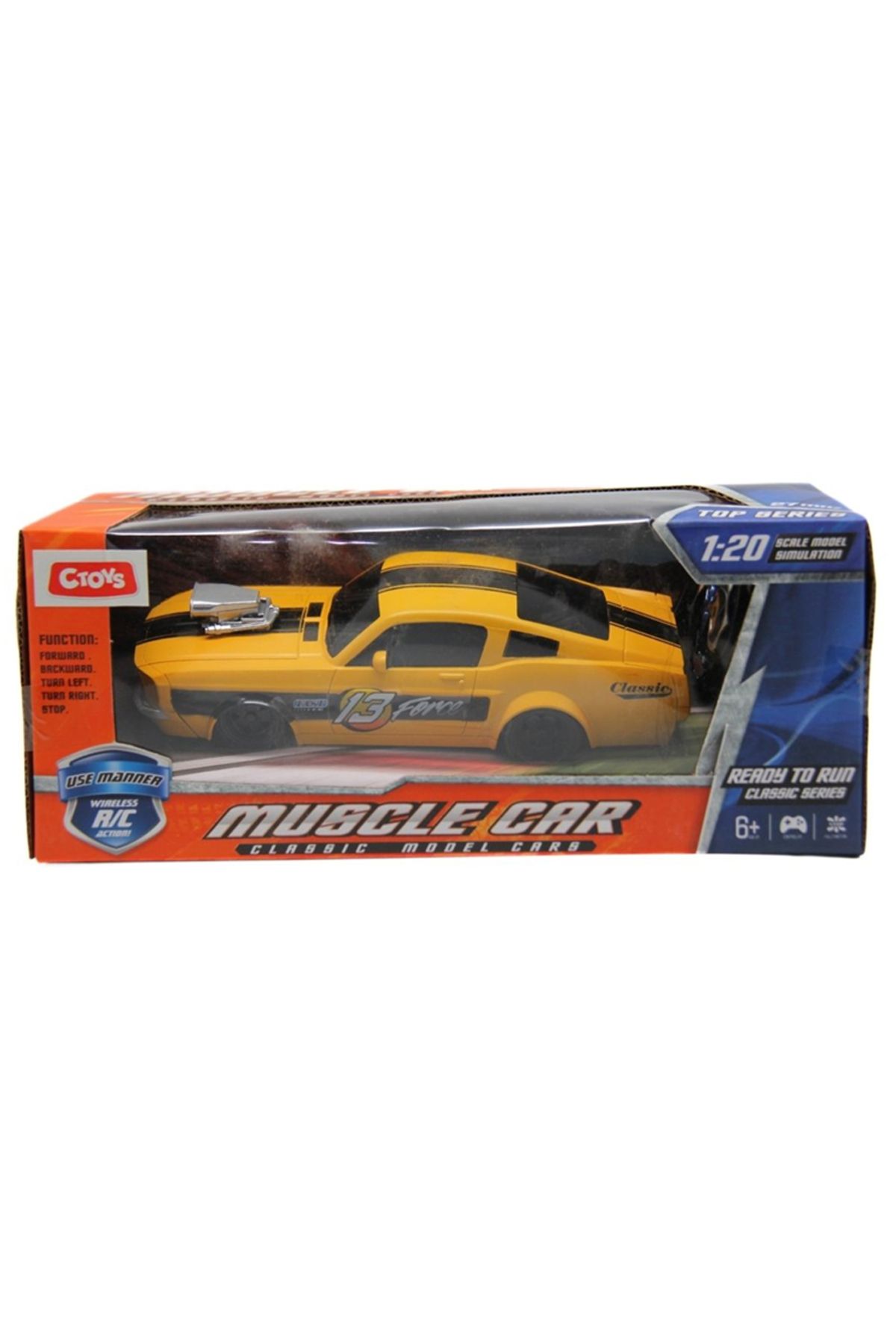 ctoy Oyuncak Uzaktan Kumandalı Usb Model Araba 1:20 YD898-MJ1943