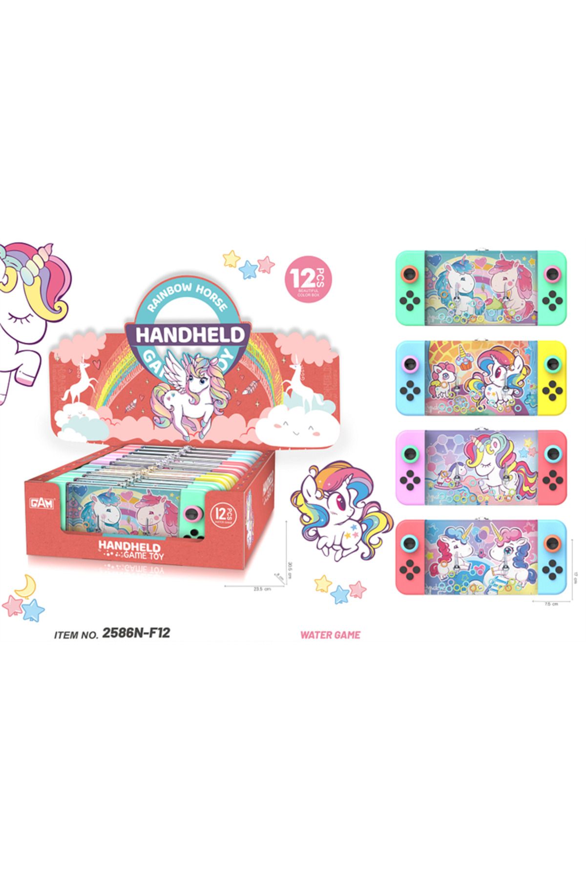 ctoy Oyuncak Su Balonu Oyunu Unicorn 2586N-F12 (Karışık Renk 1 Adet)