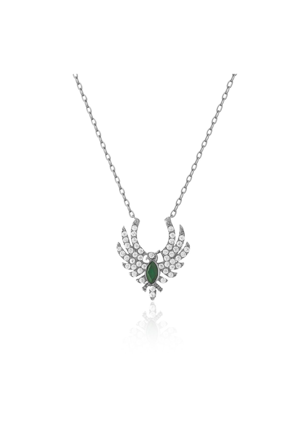 Silveranka 925 Ayar Gümüş Anka Kuşu Kolye