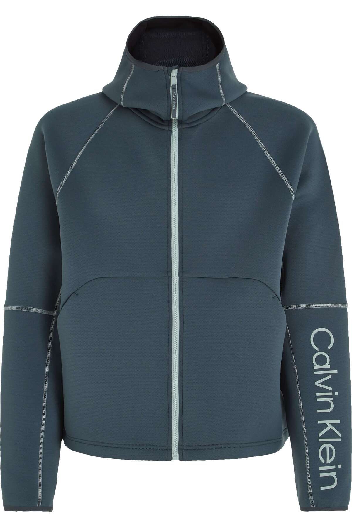 Calvin Klein PW - SWEAT HOODIE Erkek Mavi Kazak