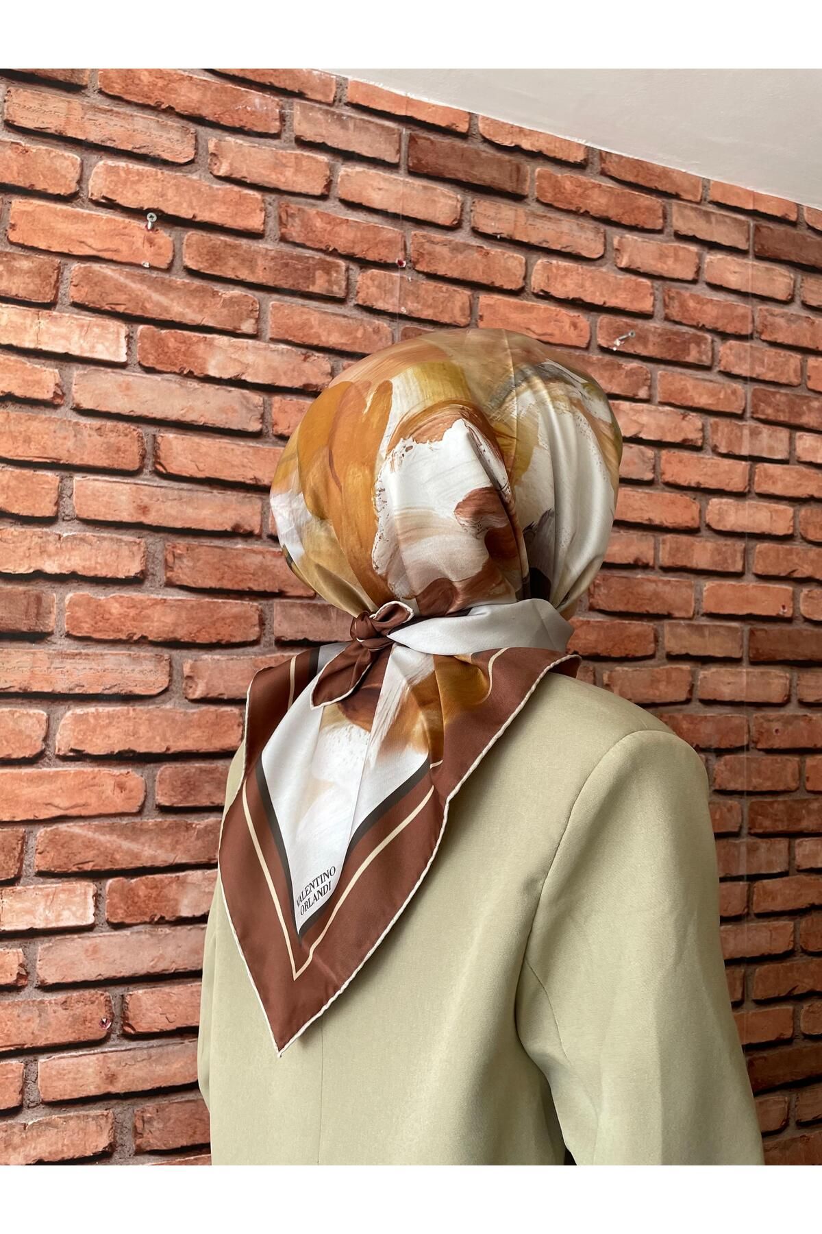 Valentino Orlandi twill ipek eşarp