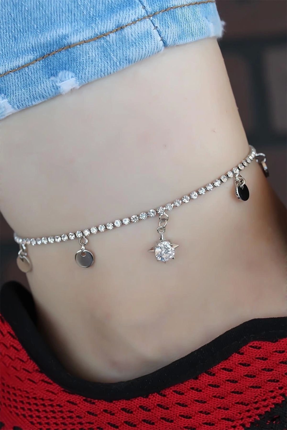 Moco Zirkon Taşlı Silver Renk Kaplama Hal Hal