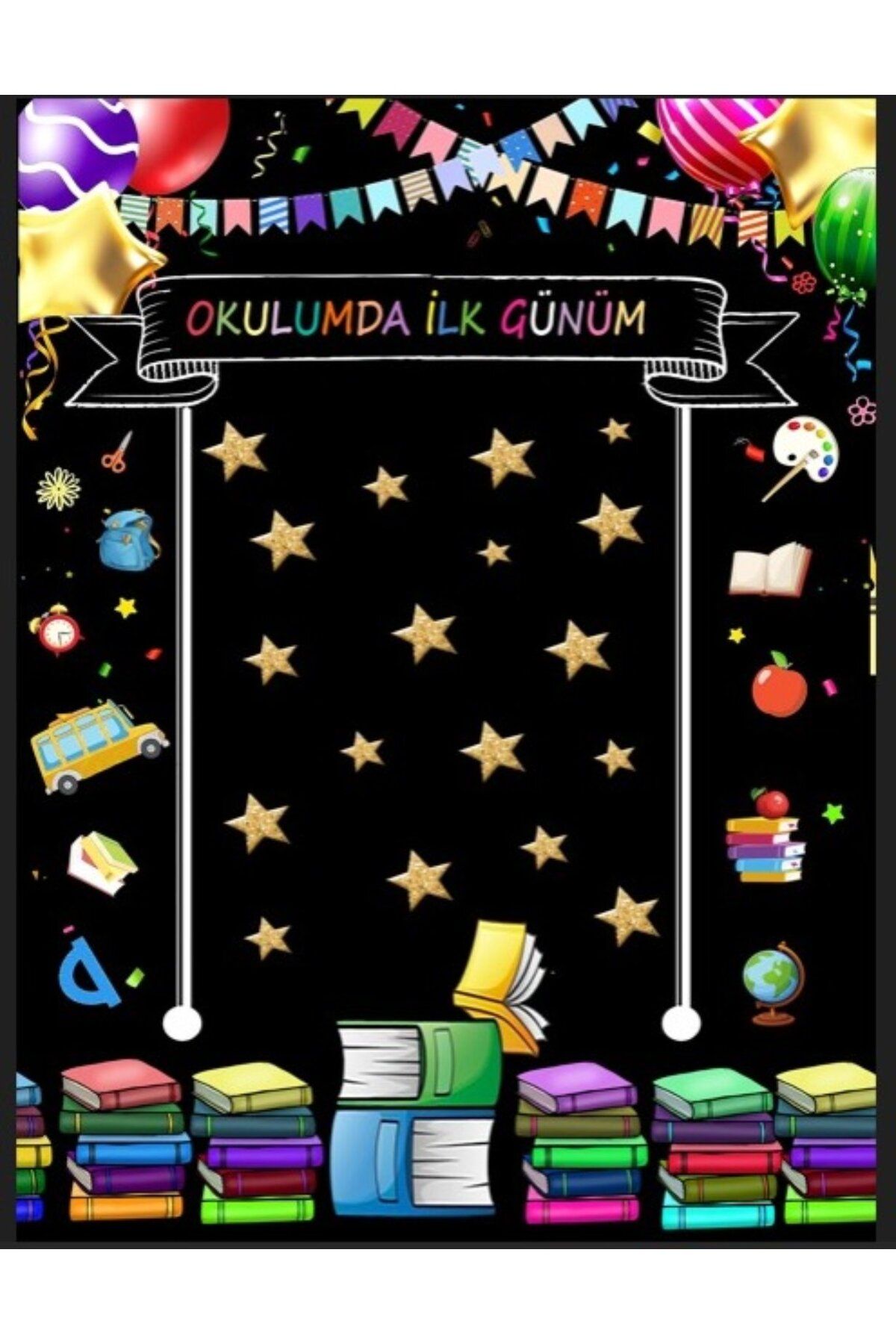 PROMISEBACKDROP2 OKULDA İLK GÜNÜM 150x200 KUMAŞ PANO OKUL ETKİNLİK