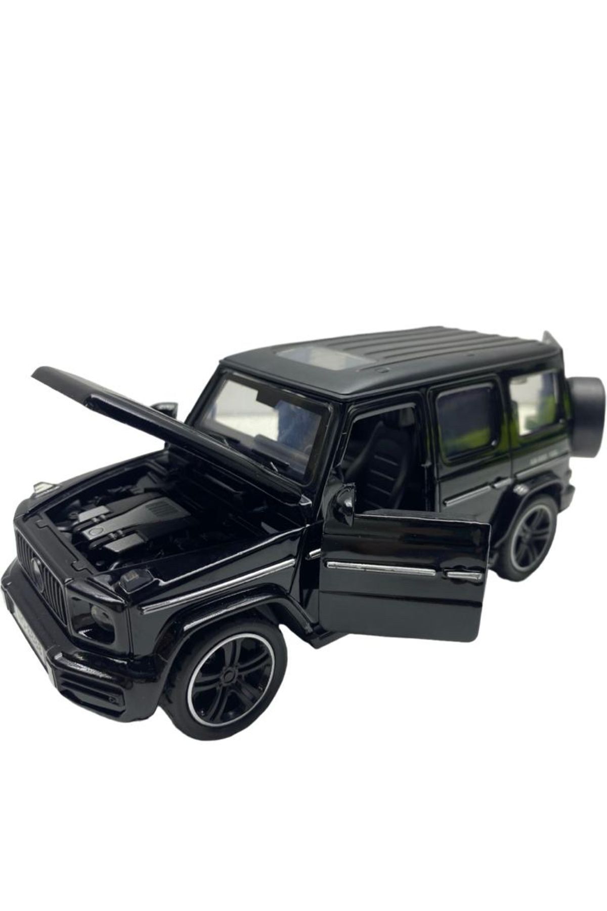 aslanhobi Diecast,Metal Oyuncak Araba Mercedes G65 Jip Sesli Işıklı Çek Bırak Model Araba 1:32 Ölçek Araba