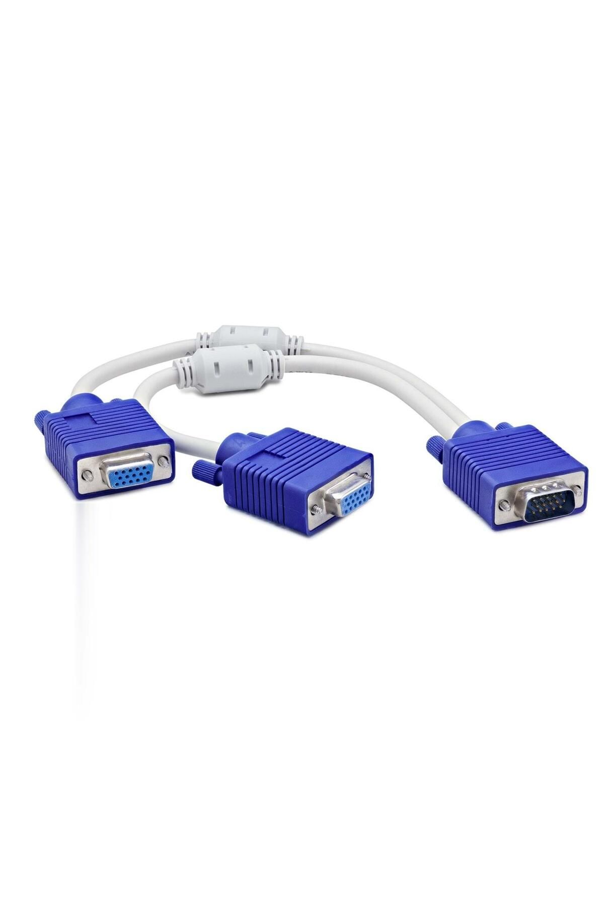Skygo Vga To 2 * Vga F Y Kablo 30Cm Beyaz HDX7753