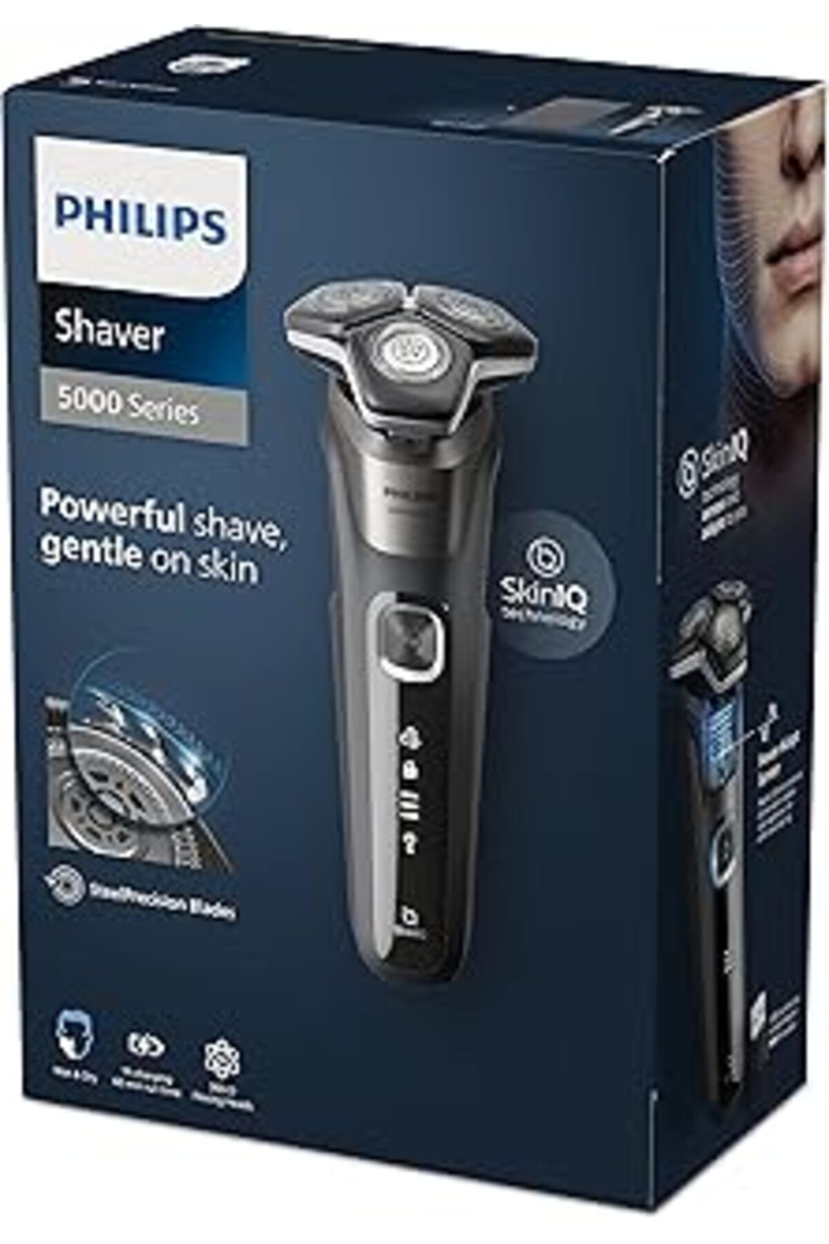 Qedii 5000 Serisi Tıraş Makinesi S5887/10, Sinekkaydı Tıraş, Skin Iq Teknolojisi, Islak Ve Kuru Kullanım,