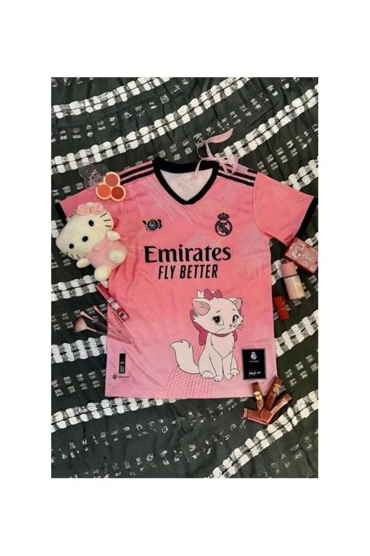 Wisevelya Pembe Marie Madrid Jersey Forma Unisex T-shirt