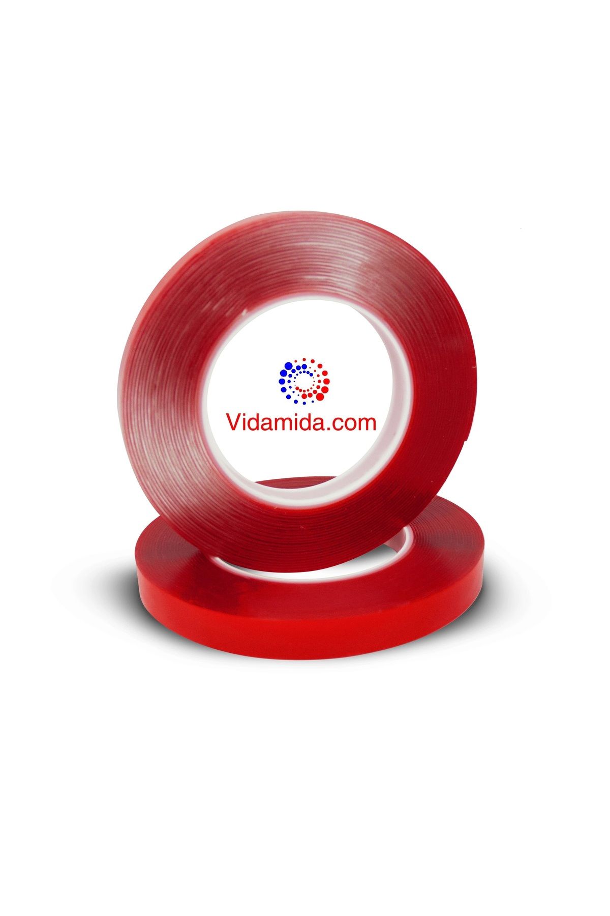 Vidamida.com ÇİFT TARAFLI ŞEFFAF AKRİLİK BANT 15 MM 5 METRE (1 ADET)