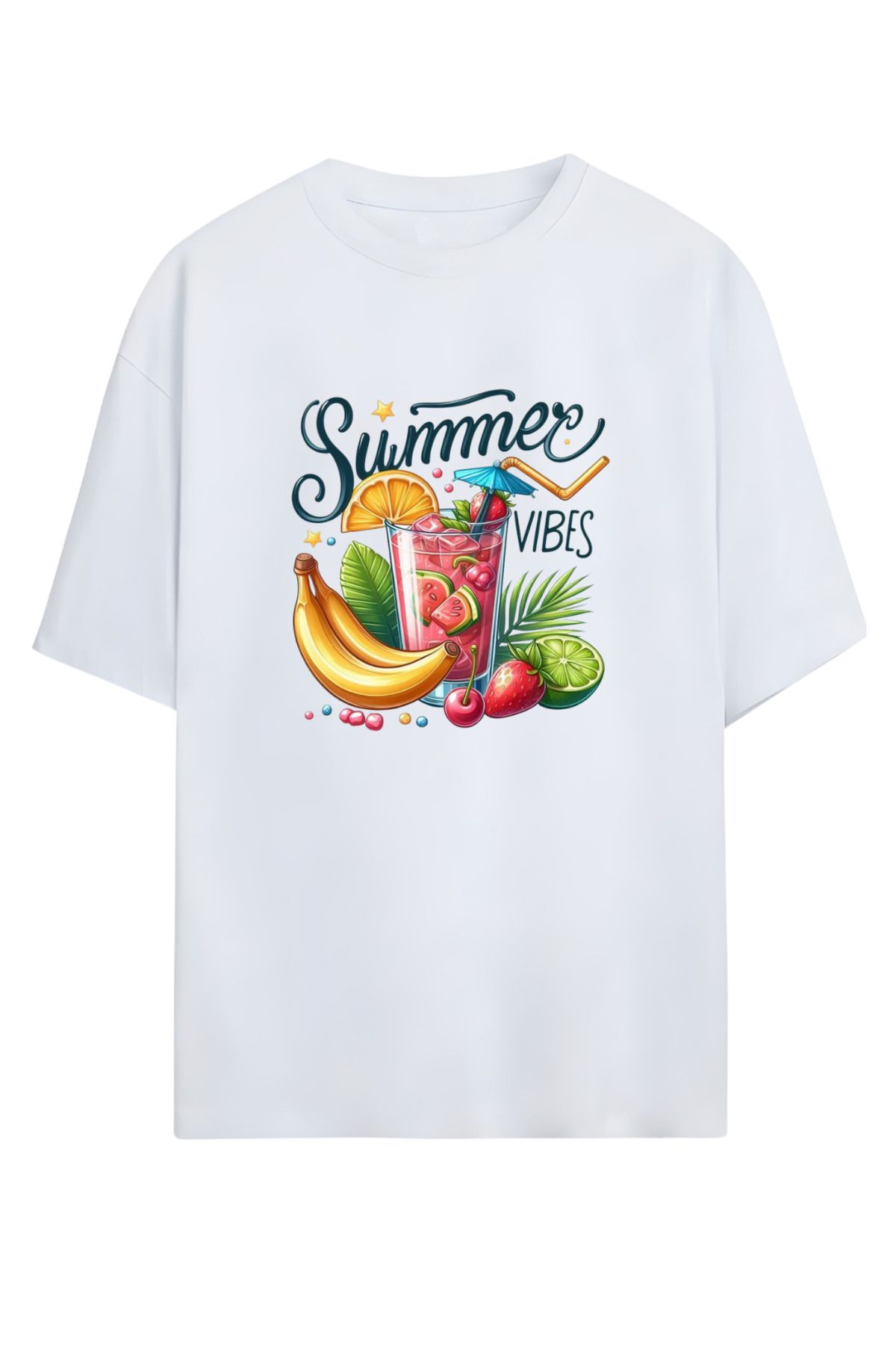 MAGORS GraffTee %100 Organik Pamuk Bisiklet Yaka Illustrasyon Baskılı Özel Tasarım T-shirt