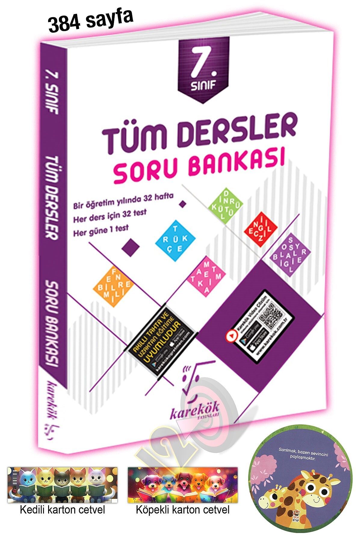 Karekök Yayınları 7. Sınıf Tüm Dersler Soru Bankası (Türkçe Matematik Fen İngilizce Din Sosyal)