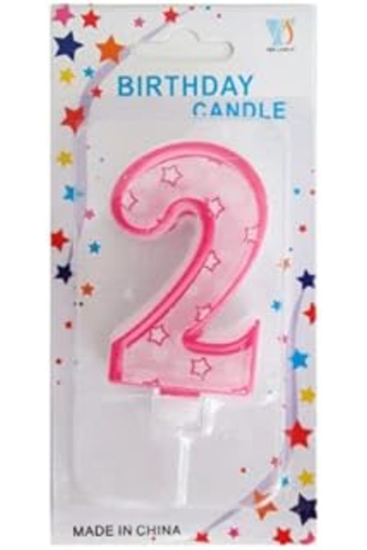Roses Store Benim Marifetlerim - 2 Yaş Pembe Puantiyeli Mum