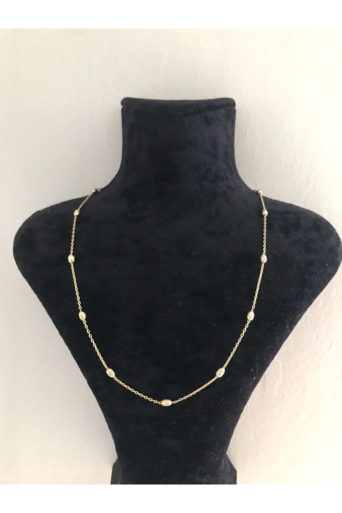shop GOLD RENK İNCE ZİNCİRLİ REDNOSE SIRALI SİLİNDİR MODEL PARLAK IŞILTILI KOLYE (SARI)
