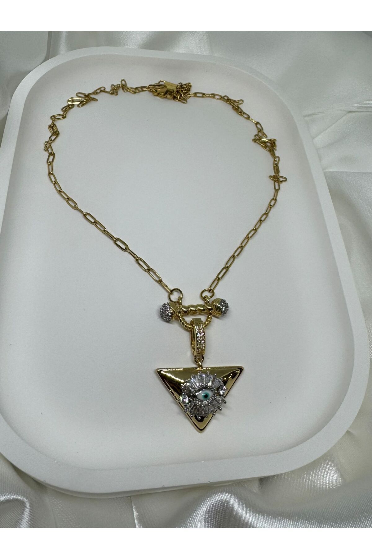 Li'Jewelry ÇELİK GÖZ KOLYE