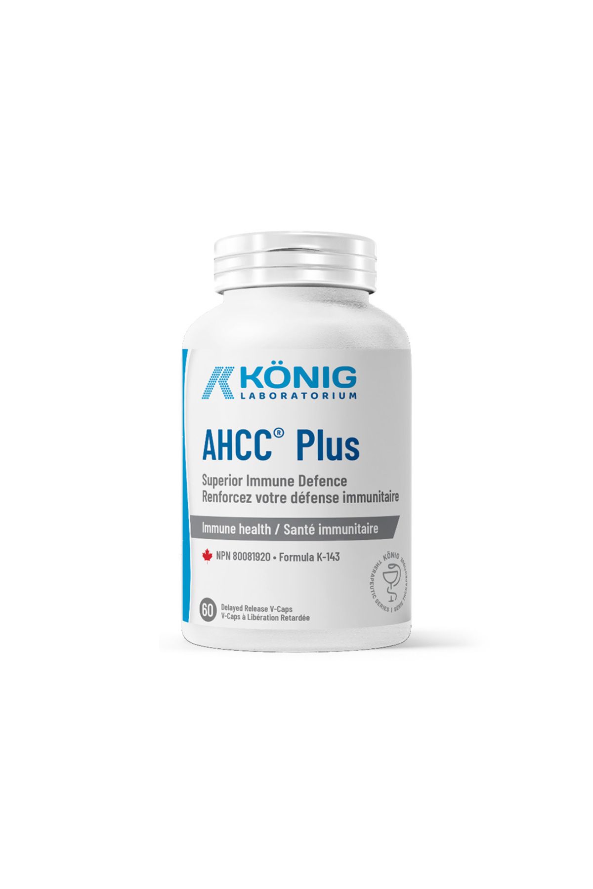 Konig Laboratorium Ahcc Plus 60 De Capsule, Konig Laboratorium - One Size