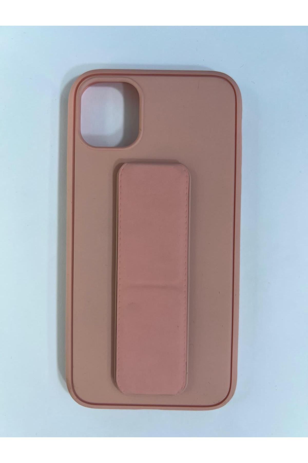 Amorix ARMORİX İPHONE 11 STANDLI EL GEÇMELİ GRAND SERT SİLİKON KILIF