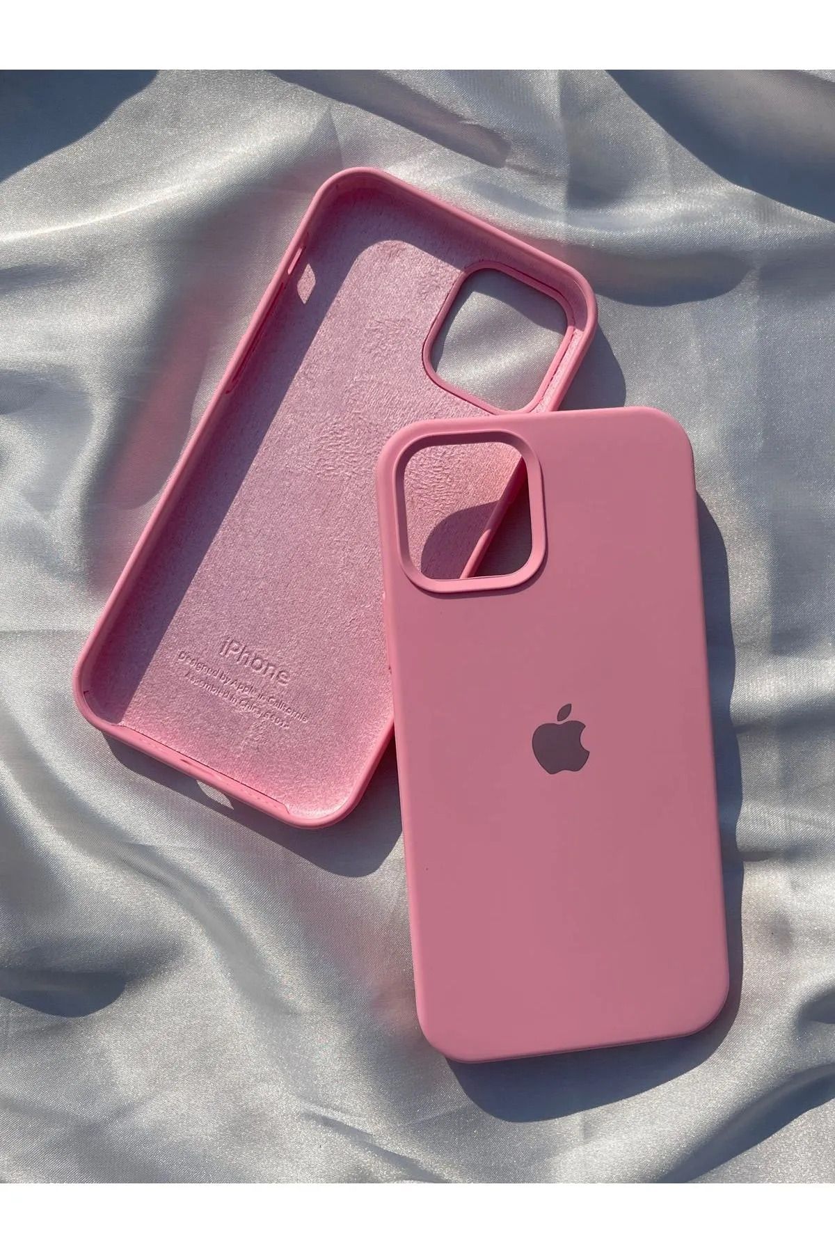 luxewear İphone 14/15 Plus Uyumlu Silikon Içi Kadife Lansman Telefon Kılıfı