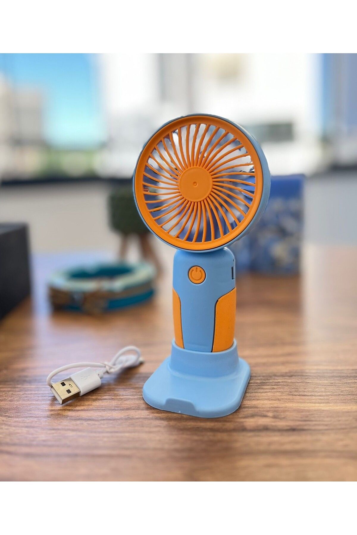 mihi hediyelik 3 kademeli Fan Mini Vantilatör Klima Güçlü Serinletici Taşınabilir Şarjlı