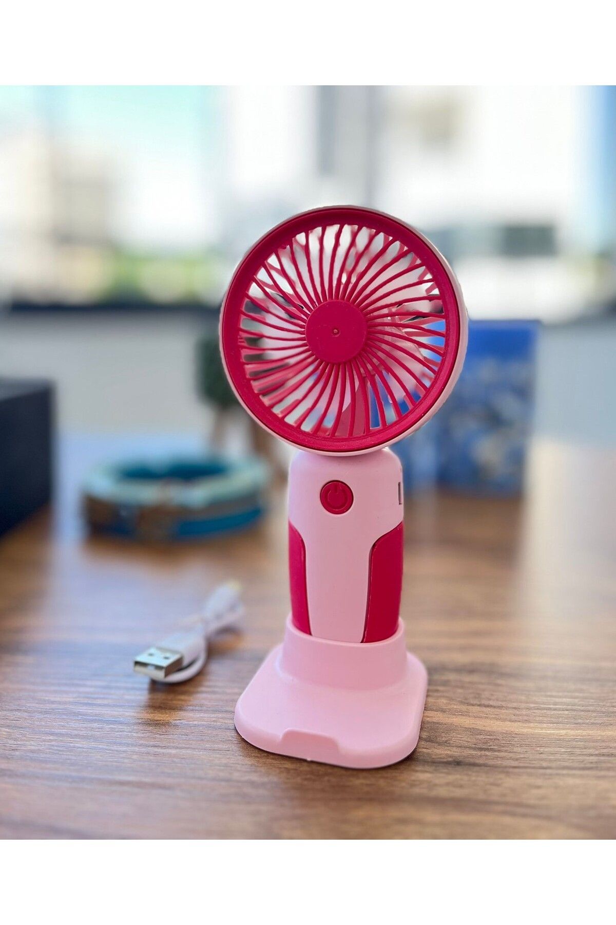 mihi hediyelik 3 kademeli Fan Mini Vantilatör Klima Güçlü Serinletici Taşınabilir Şarjlı