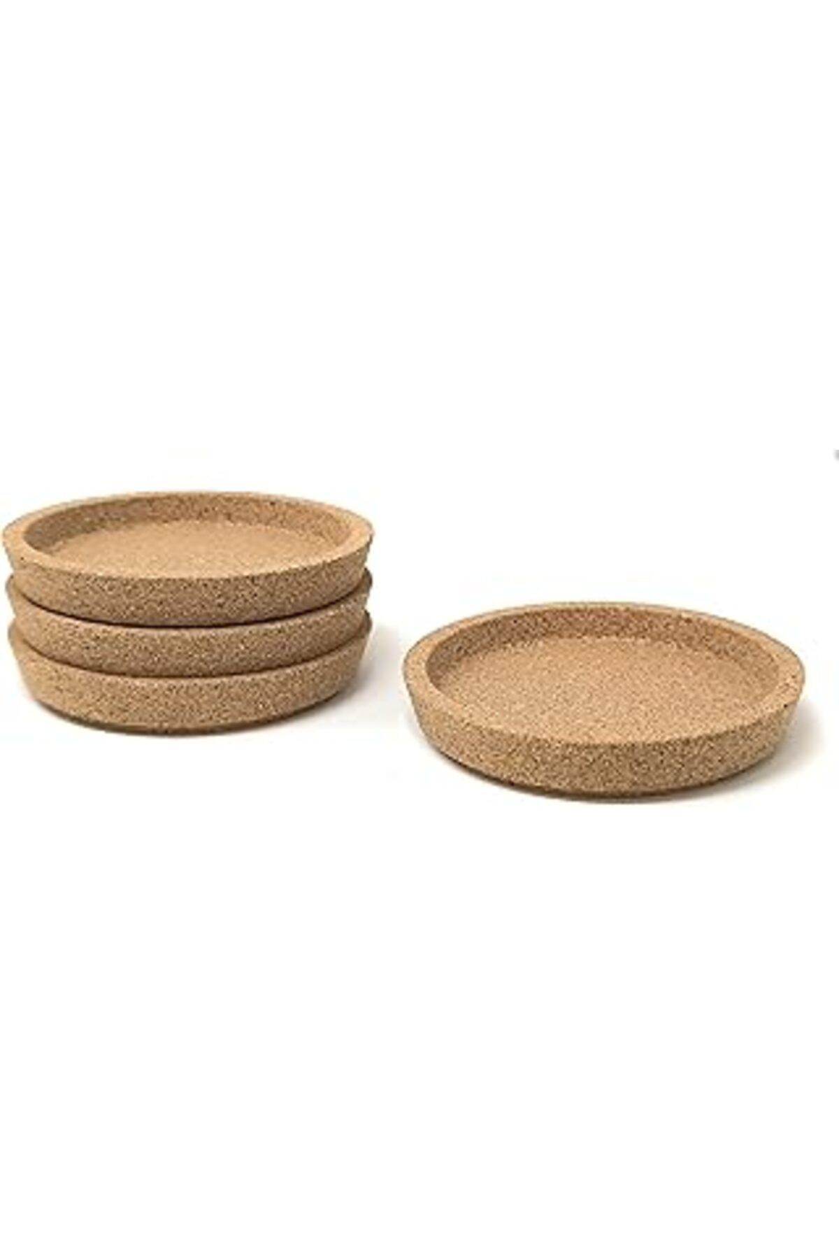 ASİTAN 365+ Kupa, Bardak, Fincan Altlığı Derin Oluklu(10Cm) Masa Yüzeyini Korur,Takı Kasesi 4 Adet