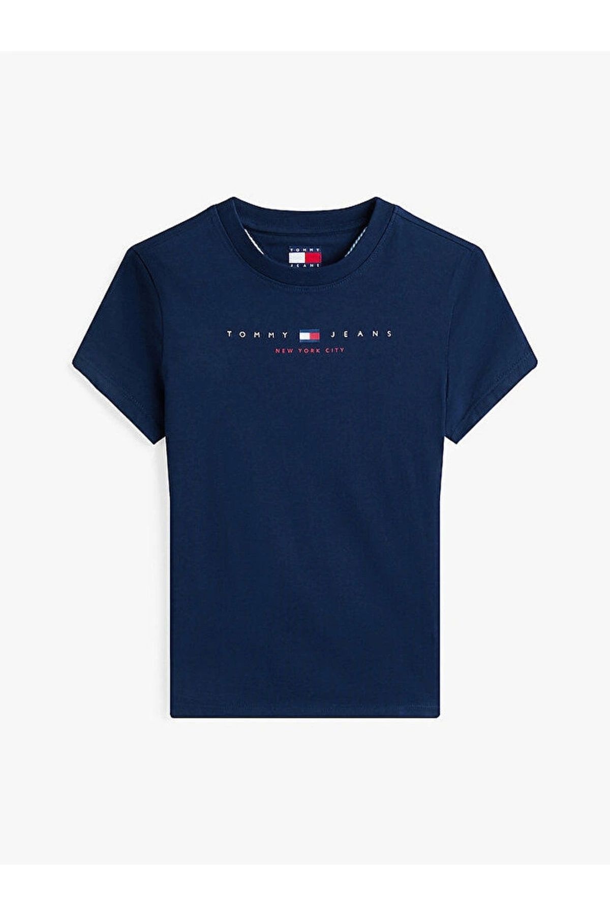 Tommy Hilfiger-Tommy Jeans TJW SLIM TJ US LINEAR SS TEE Γυναικείο μπλουζάκι μπλε DW0DW21422C1G 5