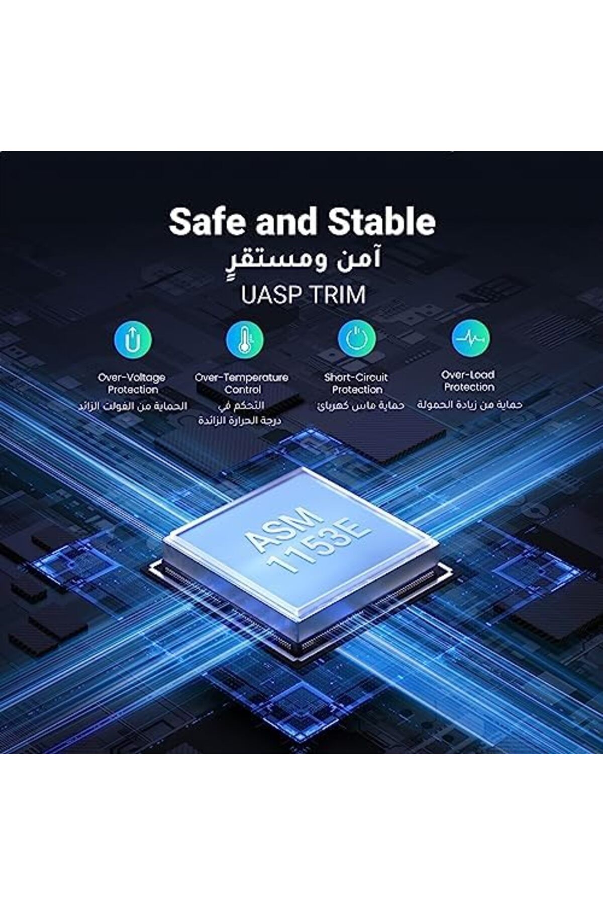Ugreen-Hard Drive Enclosure Adapter USB 3.0 to SATA External Hard Disk Case Compatible for 2.5 Inch 6
