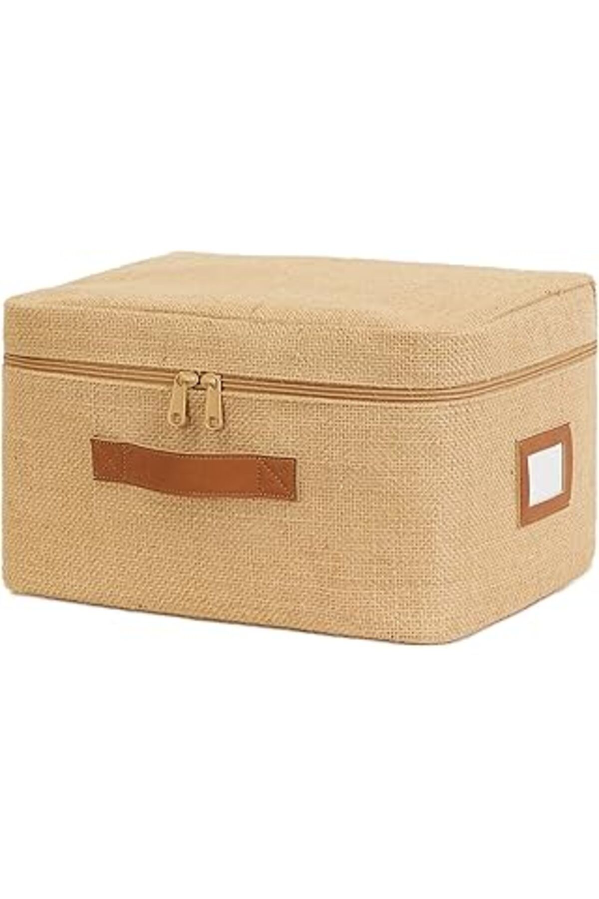 Qedii Home Textile Küçük Boy Jüt Hurç 30 X 22 X 18 Cm