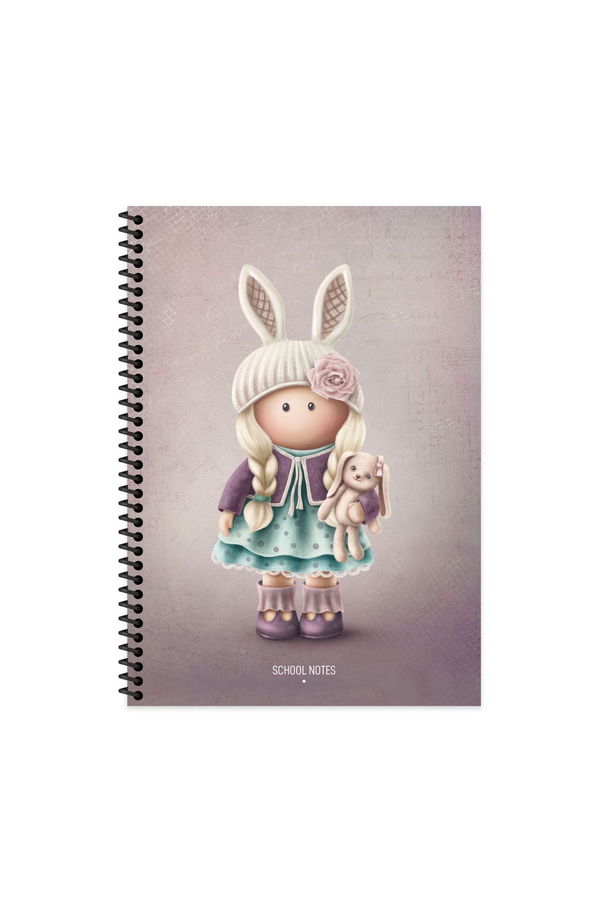 Keskin Colors Keskin Color Tilda Çizgili Defter | 16,5 x 22,5 cm | Spiralli – 80 Yaprak