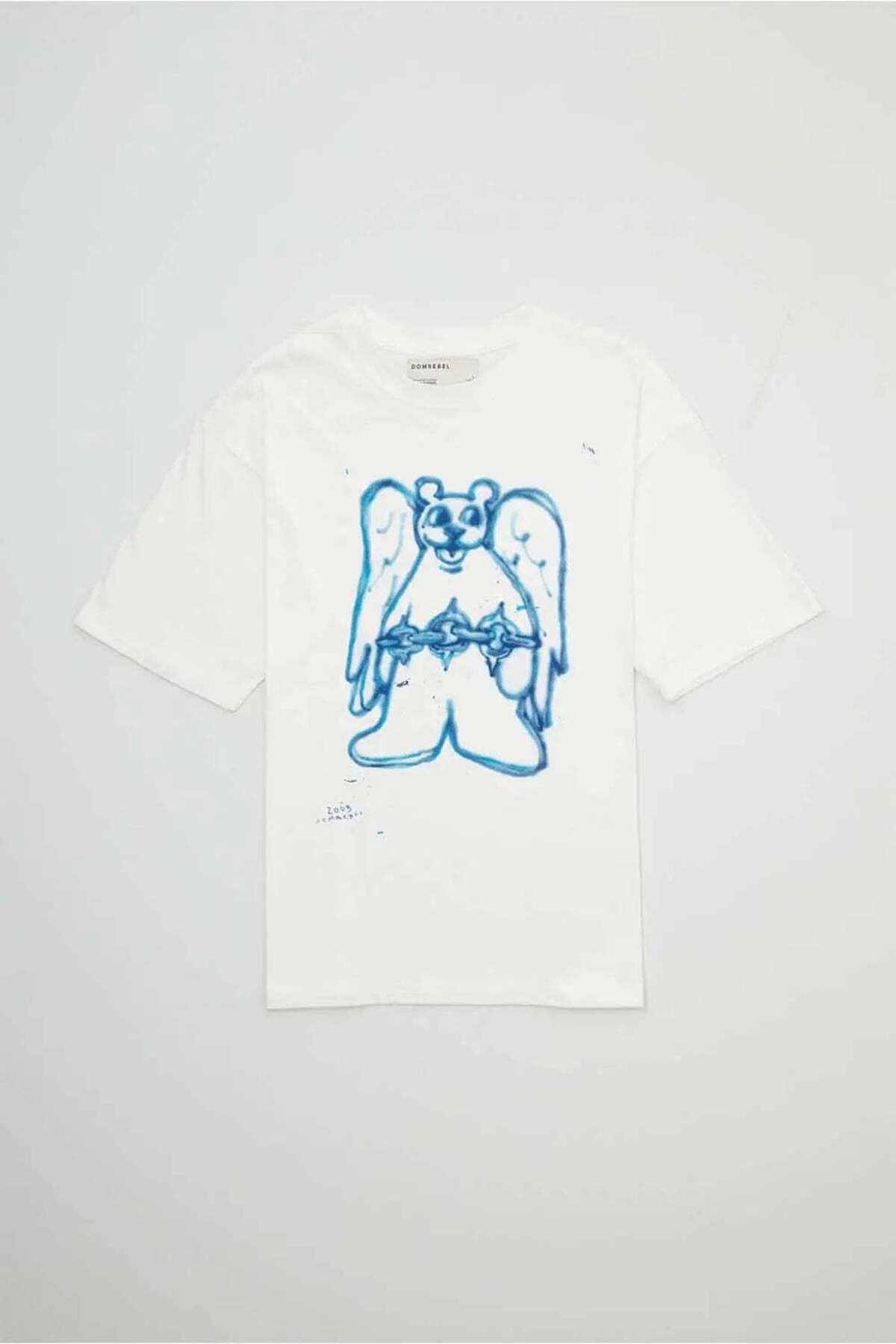 American Rag Cie DOMREBEL 200GSM Pamuklu T-shirt - Özgün Tasarım, Rahat Kesim ve Uzun Kol