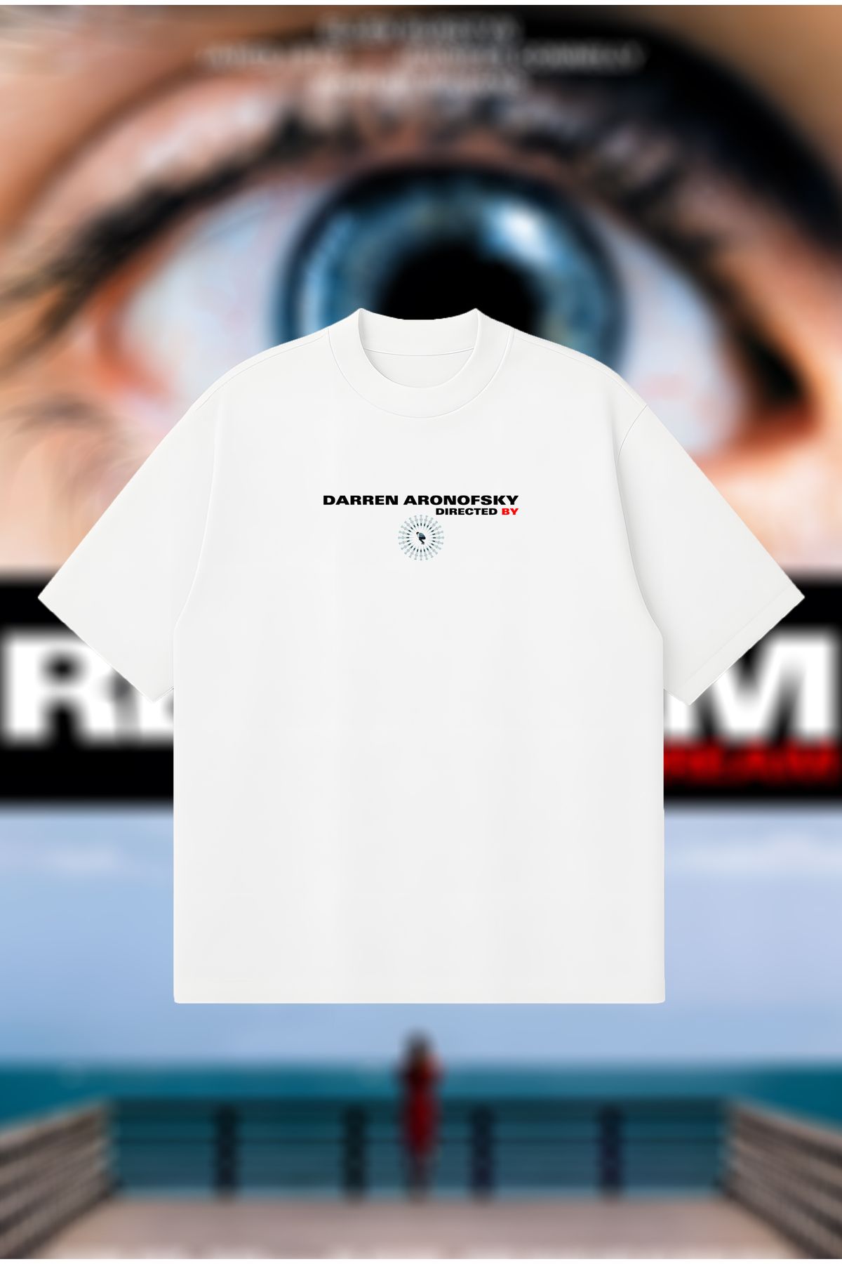 PURE POWER Directed by Darren Aranofsky Boxy Fit Oversize Unisex Tshirt – Baskılı Tişört | Streetwear