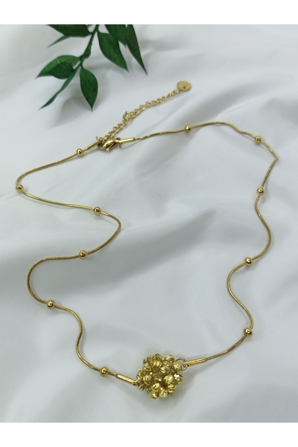 ŞIK VE MUTLU Gold Toplu Dorika Kadın Kolye