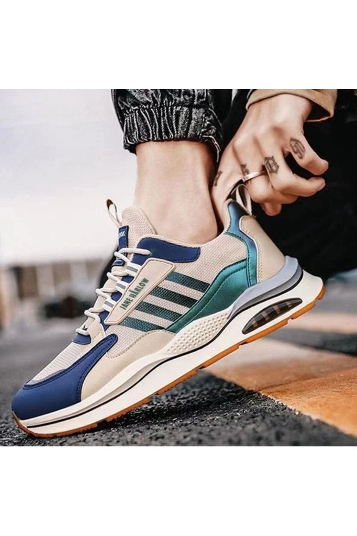 AyShop Günlük Hafif Nefes Alabilen Hava Tabanlı Spor Ayakkabı
