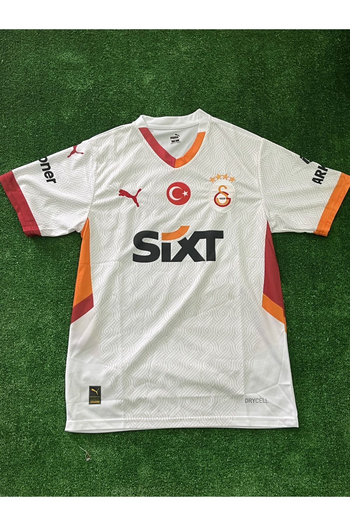 JANJON STAR Arkası Boş / G'.â.l.a.t./\s.a.r.â.yy Yeni Sezon Beyaz Renk Kısa Kol Forma