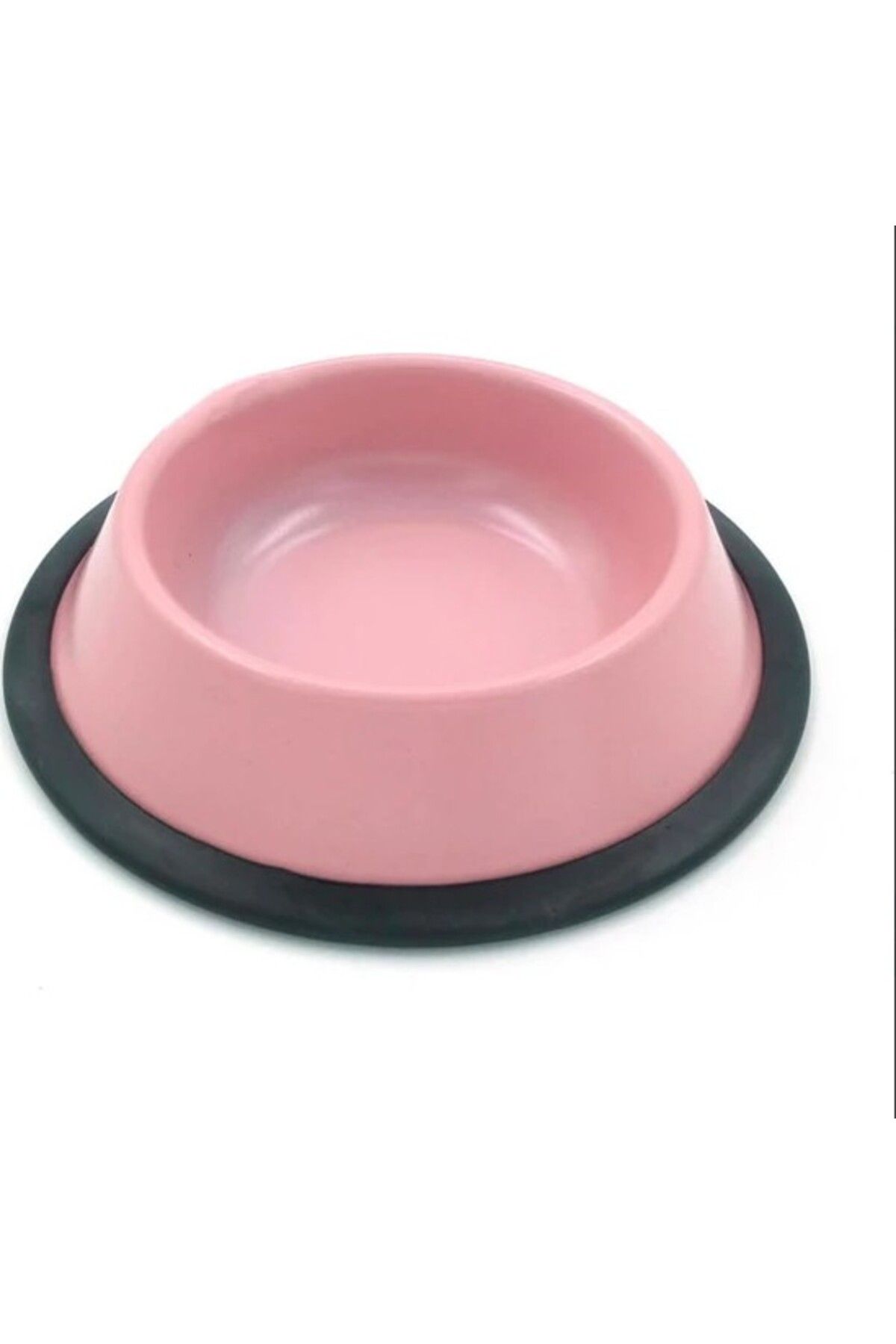 Nostaljik Lezzetler Pembe Çelik Kedi Köpek Mama-Su Kabı 16 Cm