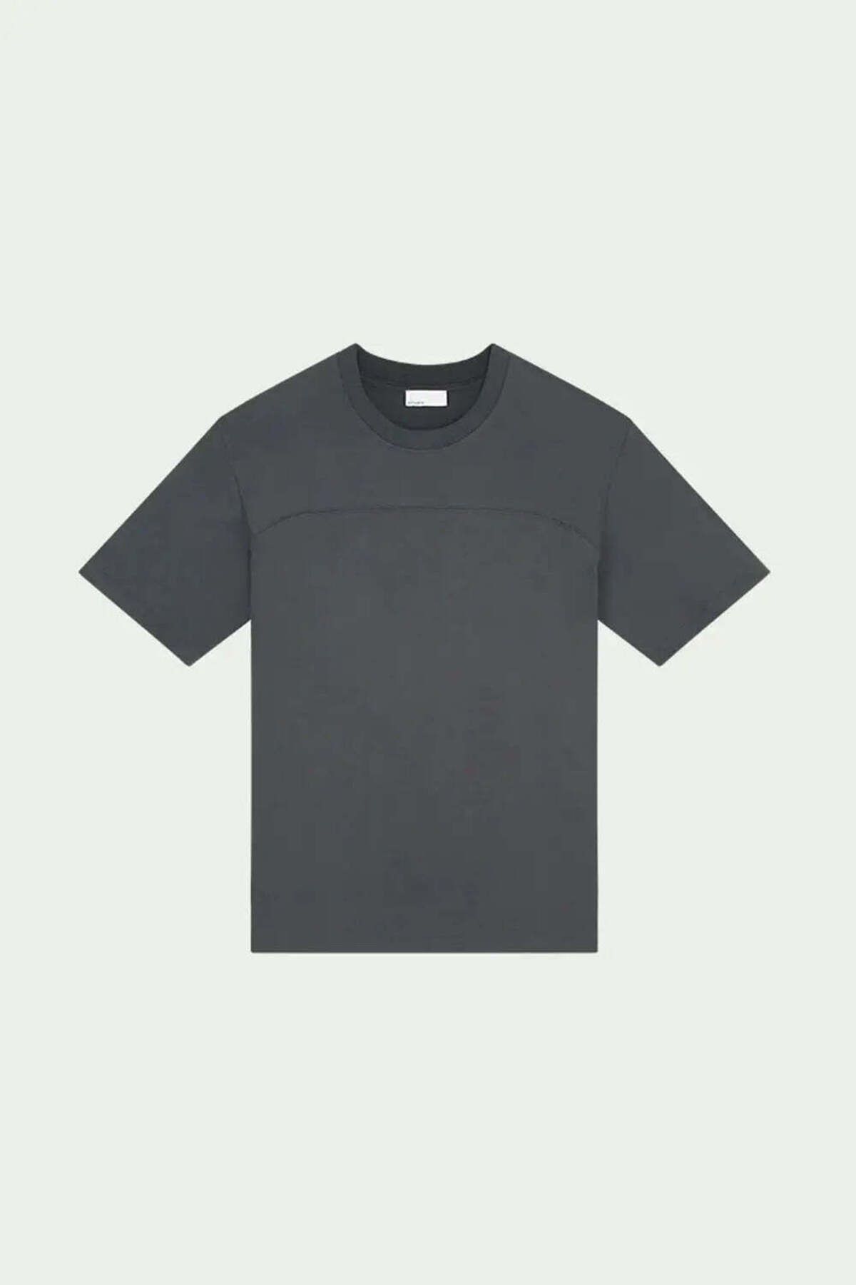 American Rag Cie Erkekler için Aletta T-Shirt - %100 Organik Pamuk, Koyu Gri, Rahat Kesim