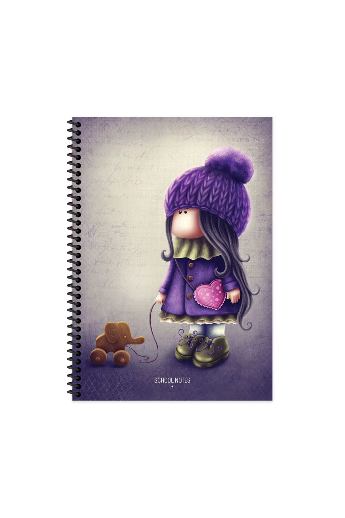 Keskin Colors Keskin Color Tilda Çizgili Defter | 16,5 x 22,5 cm | Spiralli – 80 Yaprak