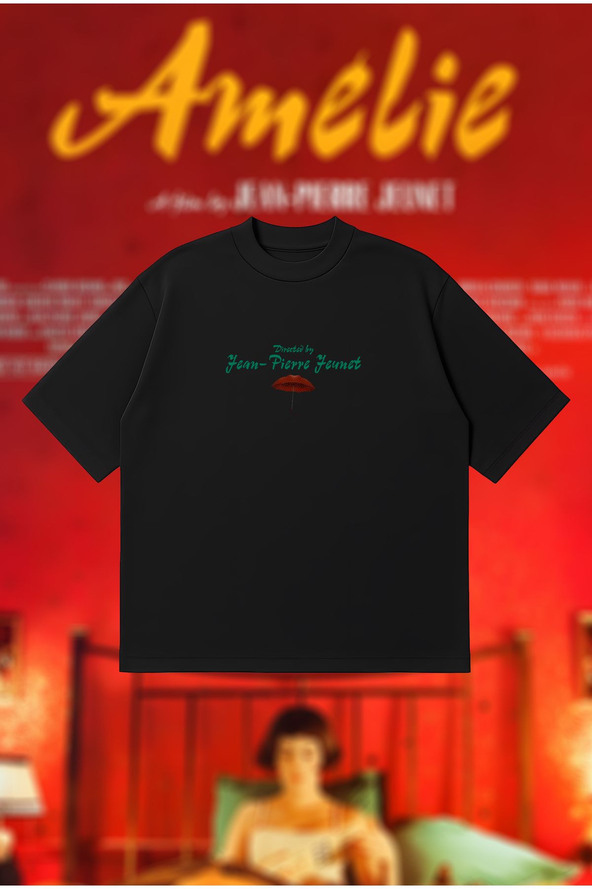 PURE POWER Directed by Jean-Pierre Jeunet Boxy Fit Oversize Unisex Tshirt – Baskılı Tişört | Streetwear