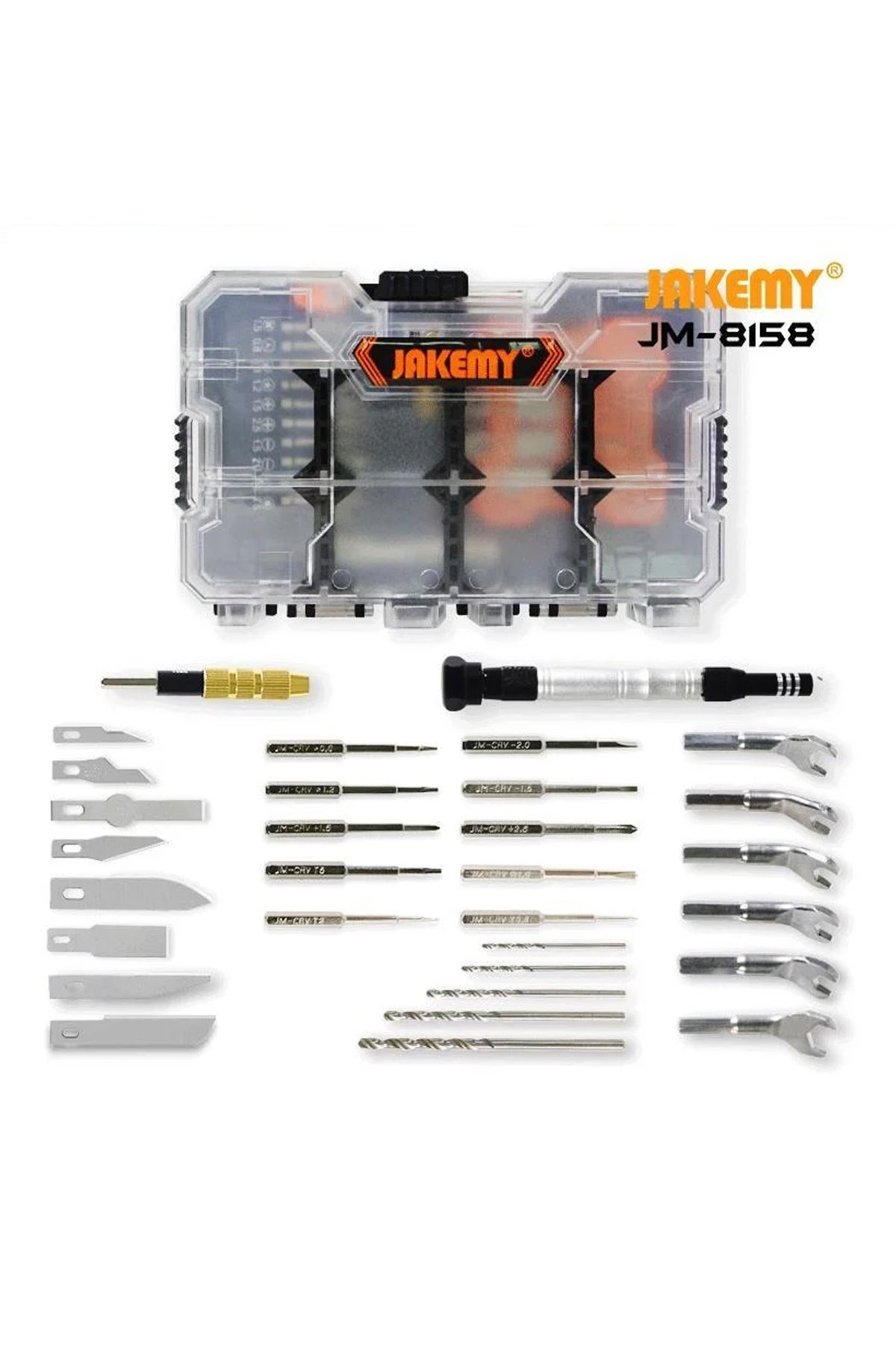 Jakemy Çok Fonksiyonlu Diy Tool Seti Jakemy JM-8158 R34