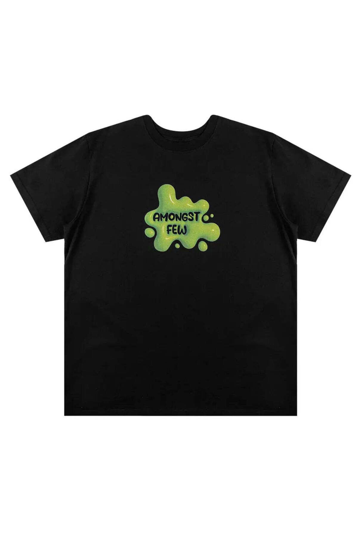 American Rag Cie Erkekler İçin Slime T-Shirt - 220 GSM Premium Pamuk ve Canlı DTG Baskı