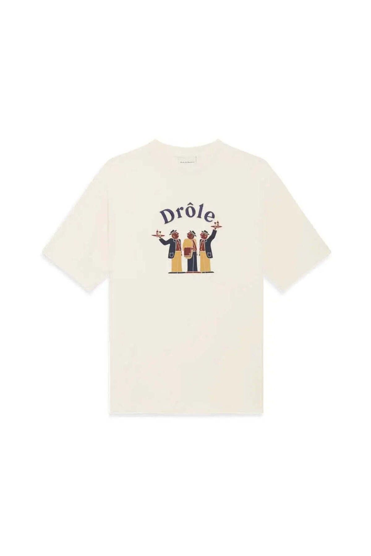 American Rag Cie Cream 100% Pamuk Le T-Shirt Crillon - Yeni Sezon, Ribanalı Tasarım