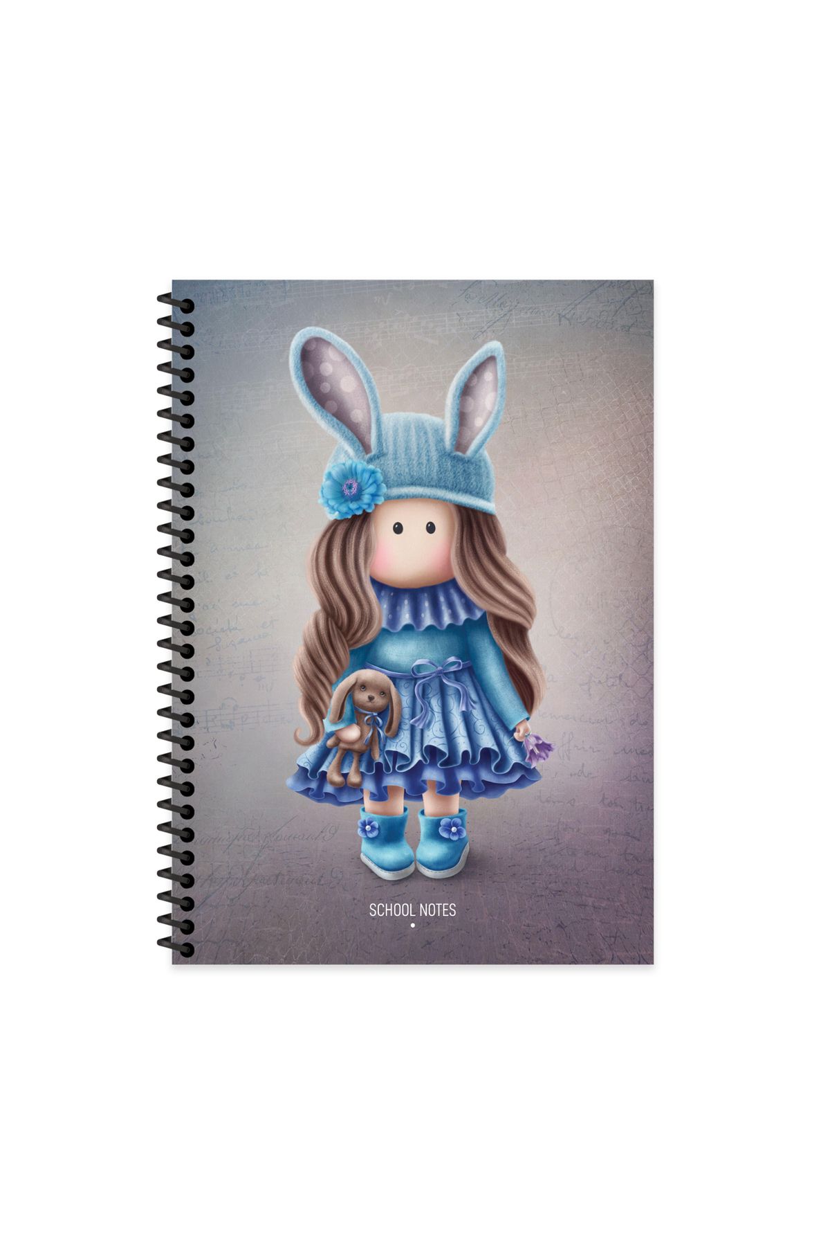 Keskin Colors Keskin Color Tilda Çizgili Defter | 16,5 x 22,5 cm | Spiralli – 80 Yaprak
