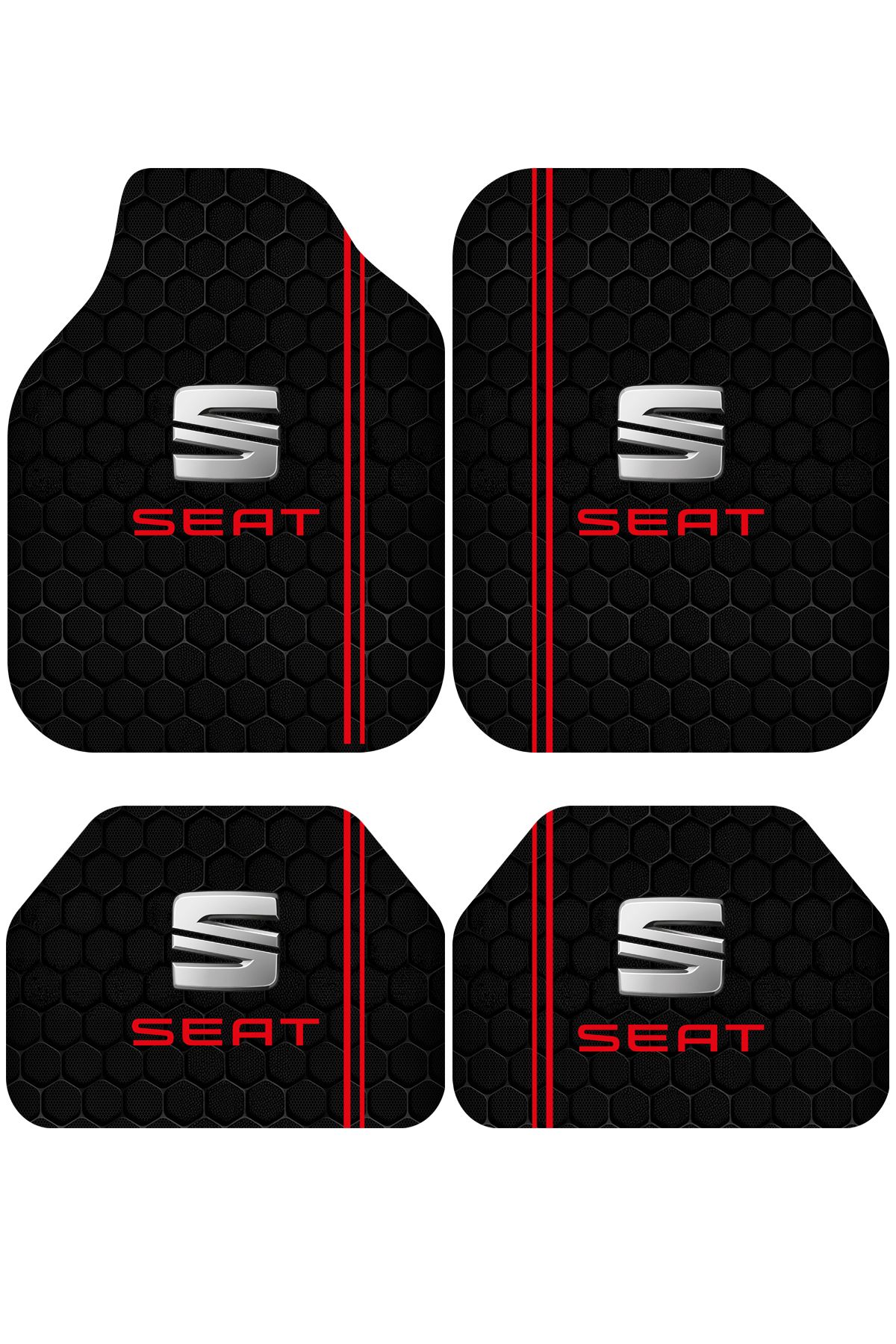 BigArts Home Seat Dekor Oto Paspas Takımı Tüm Modellere Uyumlu Makinede Yıkanabilir Universal Kalıp