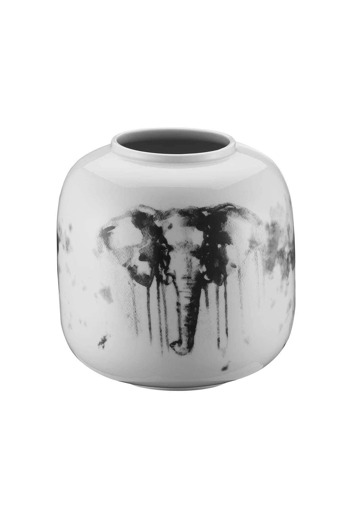 Kütahya Porselen Modern 25 Cm.Kapaklı Vazo 10918