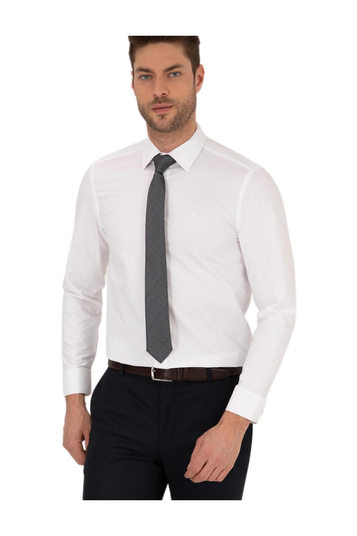 Pierre Cardin Erkek Beyaz Gömlek