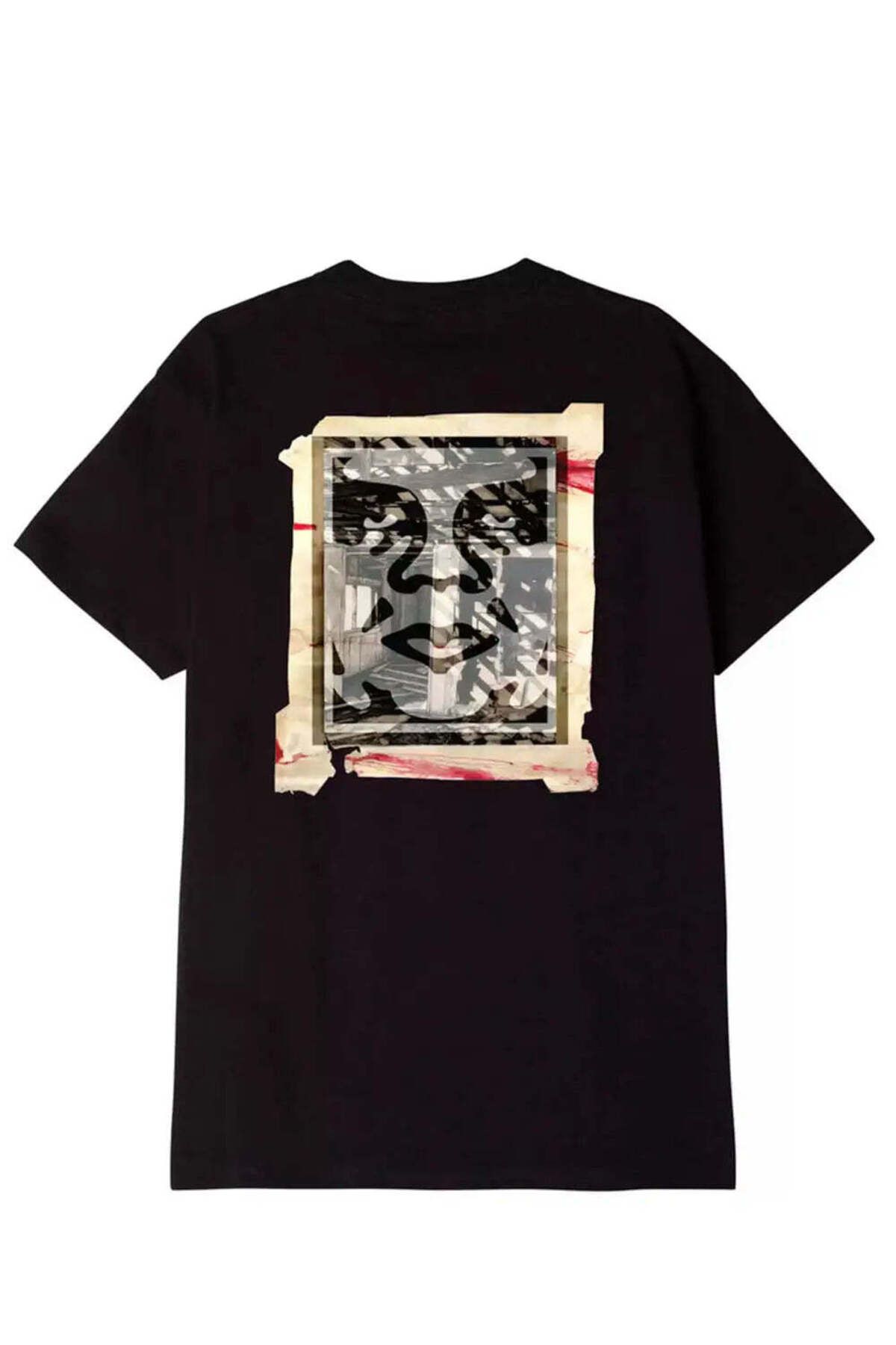 American Rag Cie Obey Oga Fine Art Erkekler için Klasik Fit Tişört - %100 Pamuklu