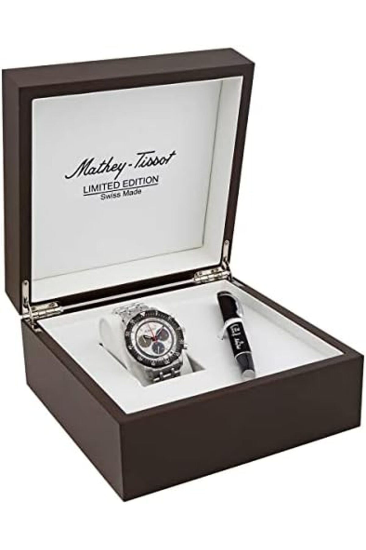 Mathey-Tissot-Automatic Chronograph Watch with Gray Dial H1970CHAS for Men 4