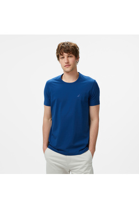 Nautica Erkek Mavi Regular Fit T-Shirt