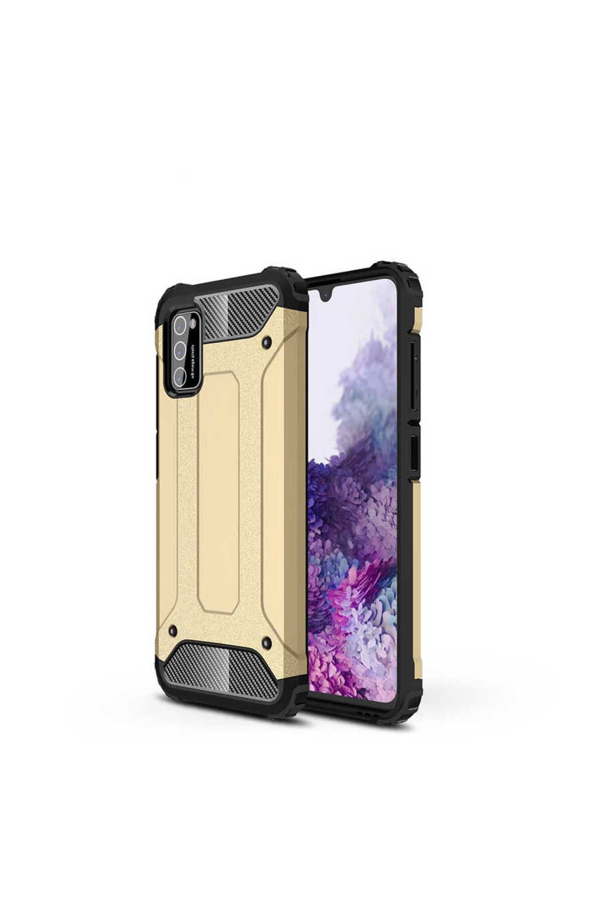 System Com Galaxy A02 S Kılıf Zore Crash Silikon Kapak