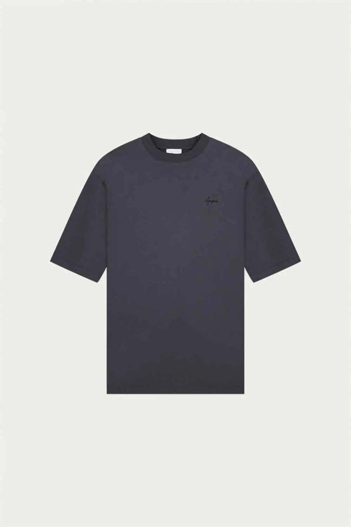 American Rag Cie August Dry Jersey T-Shirt - %100 Organik Pamuklu, Rahat Fit ve Özel İşlemeli Tasarım