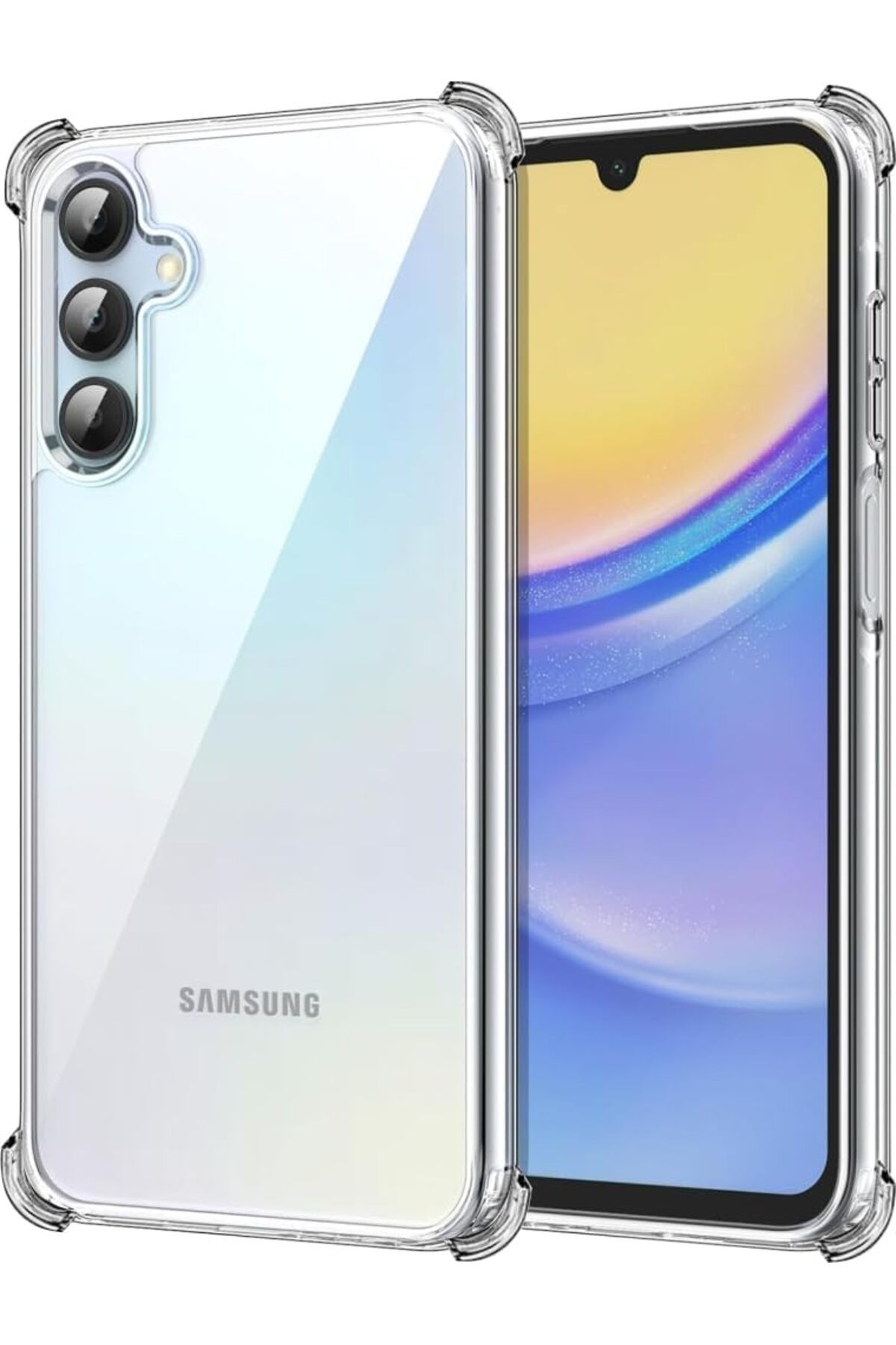 Ehr. Samsung Galaxy A16 Uyumlu Darbe Önleyici Sararmaya Dayanıklı Airbag Korumalı Ultra Slim TPU Şeffaf S